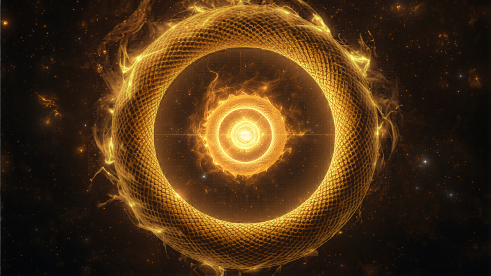 The coiled serpent sigil of The Soul Hunter